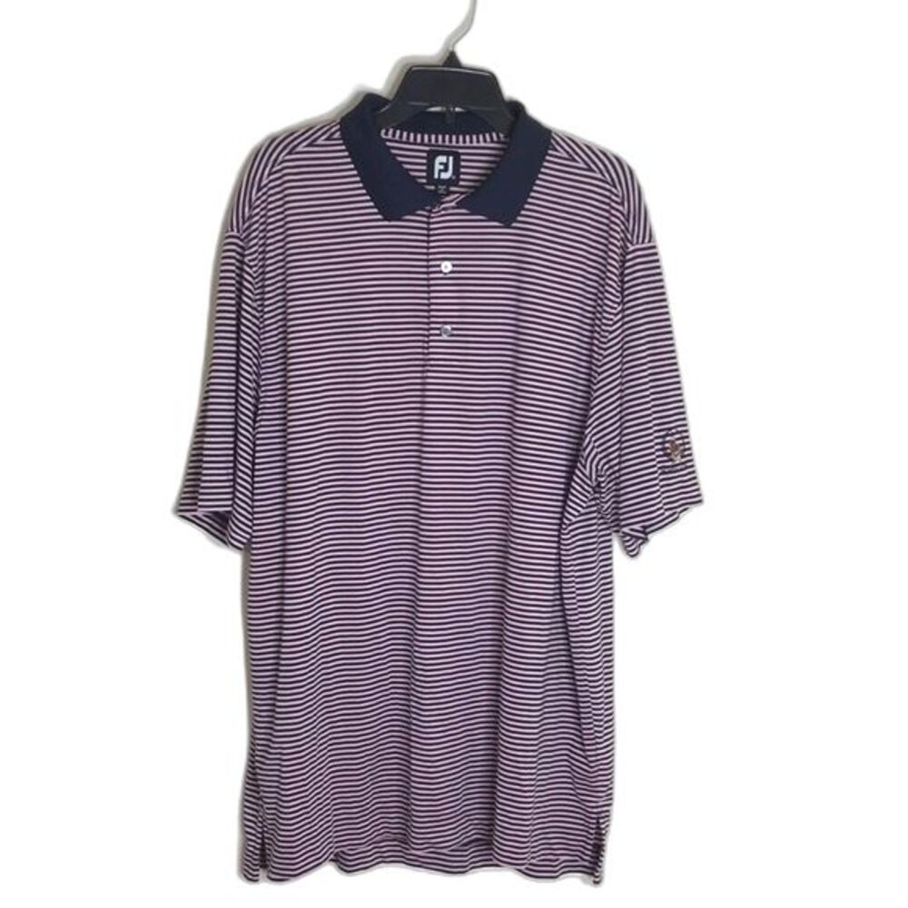 Footjoy mens lightweight performance wear golf polo shirt size XL preppy casual